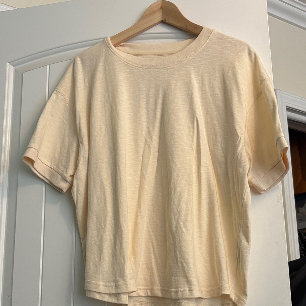 Madewell Cream Short Sleeve Tee
